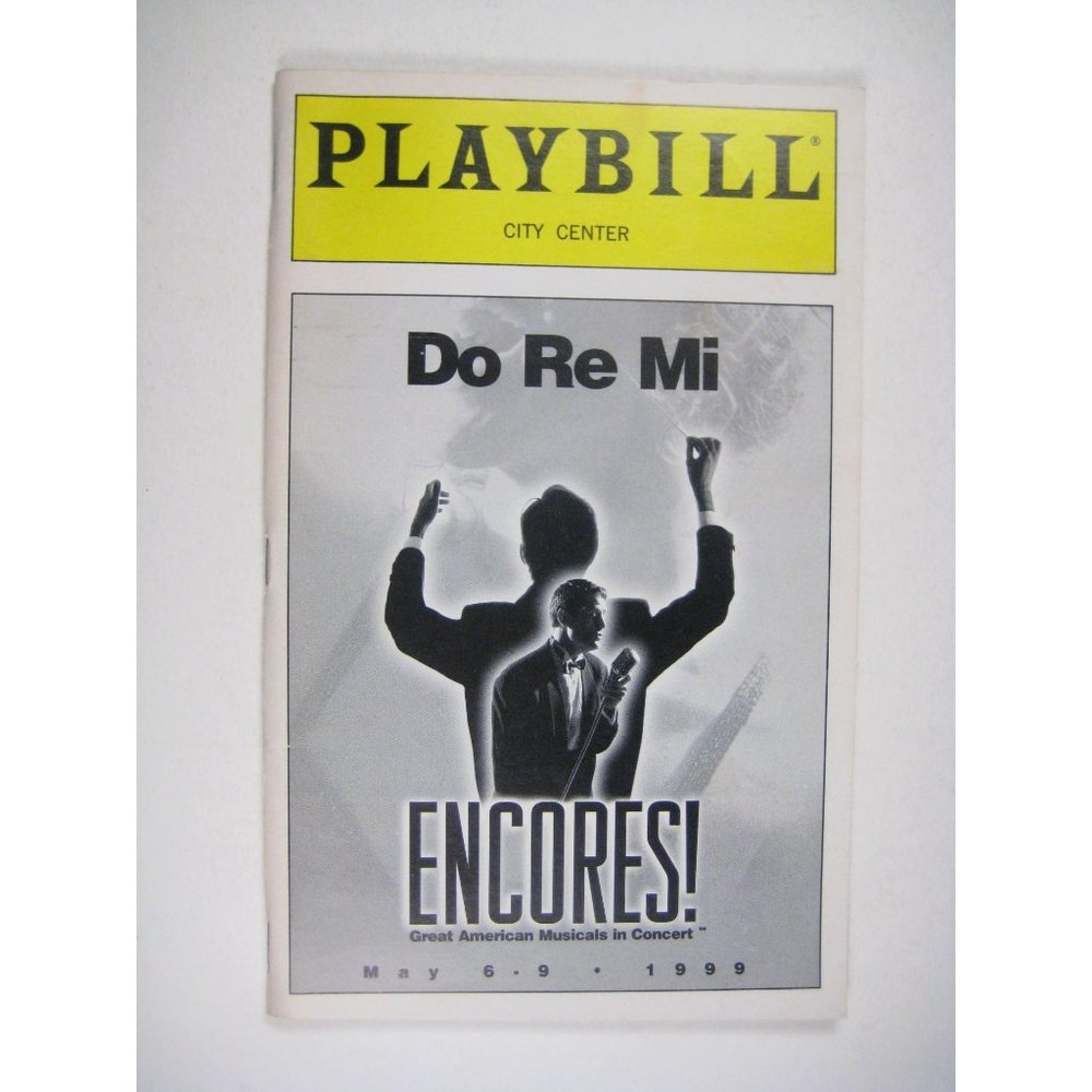 Nathan Lane in Encores Playbill Do Re Mi Brian Stokes Mitchell 1999 Headley